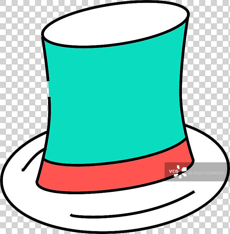 圆柱形帽子图标颜色图片素材