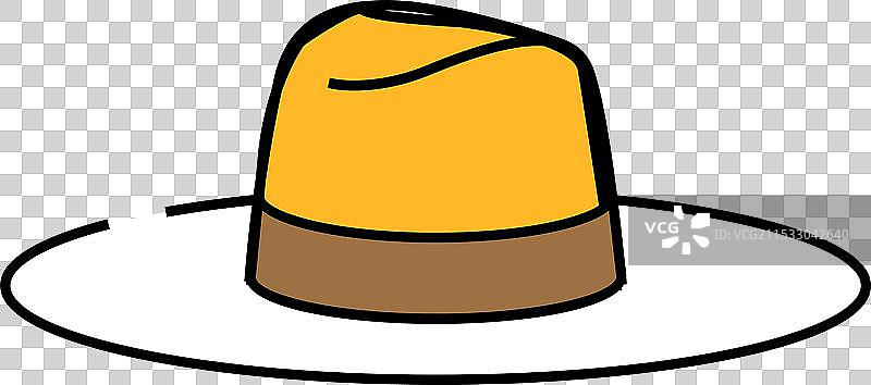 优雅的帽子图标颜色图片素材