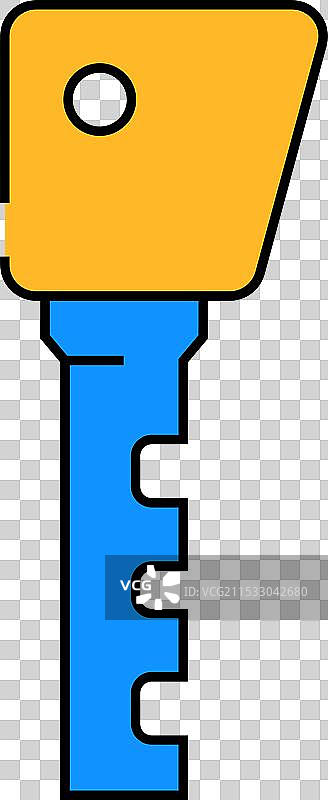 古老钥匙图标颜色图片素材