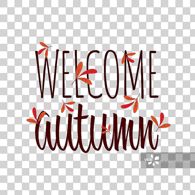 秋季氛围的季节性方形模板与图片素材