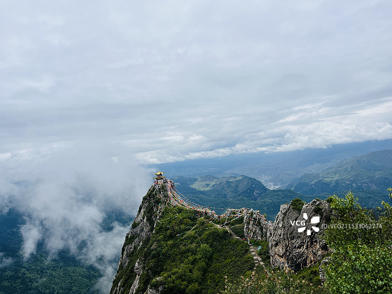 临夏康乐县莲花山景区图片素材
