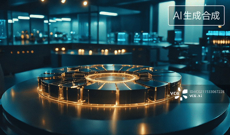 【AI数字艺术】未来科技实验室图片素材