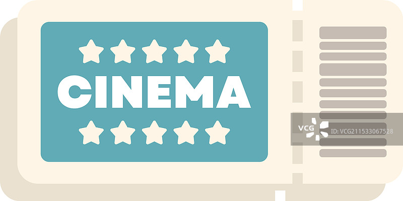 电影票，允许一位客人观看电影放映图片素材