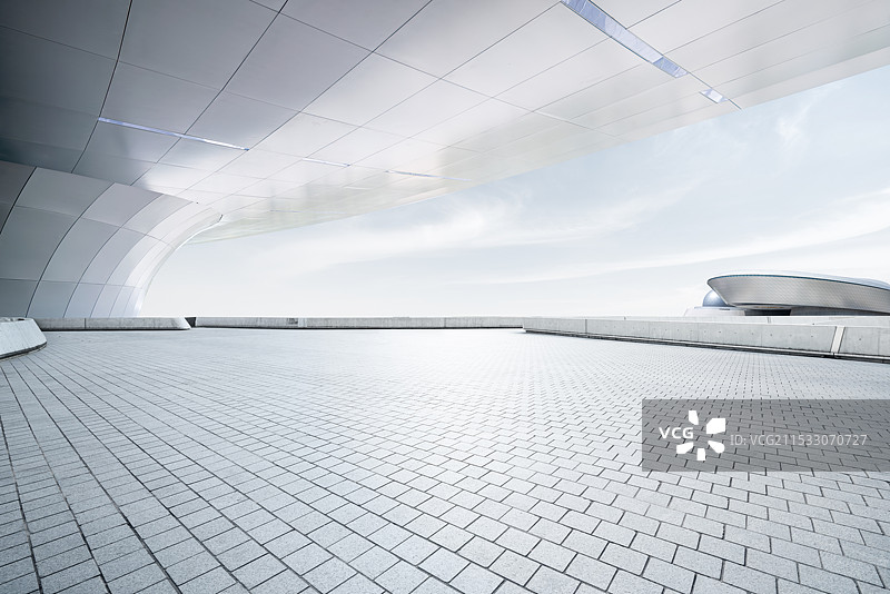 城市风光道路平台空间图片素材