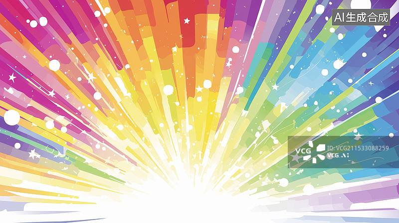 【AI数字艺术】多色炫彩的彩色背景壁纸图片素材