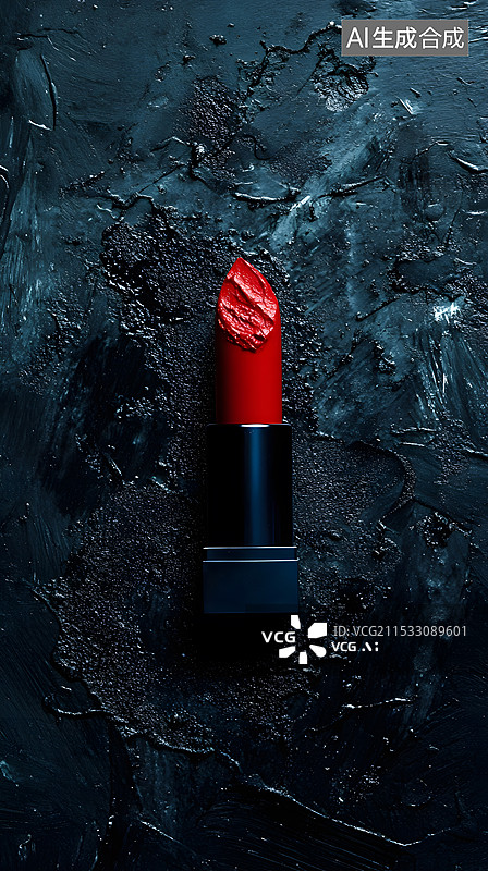 【AI数字艺术】美妆化妆品口红图片素材