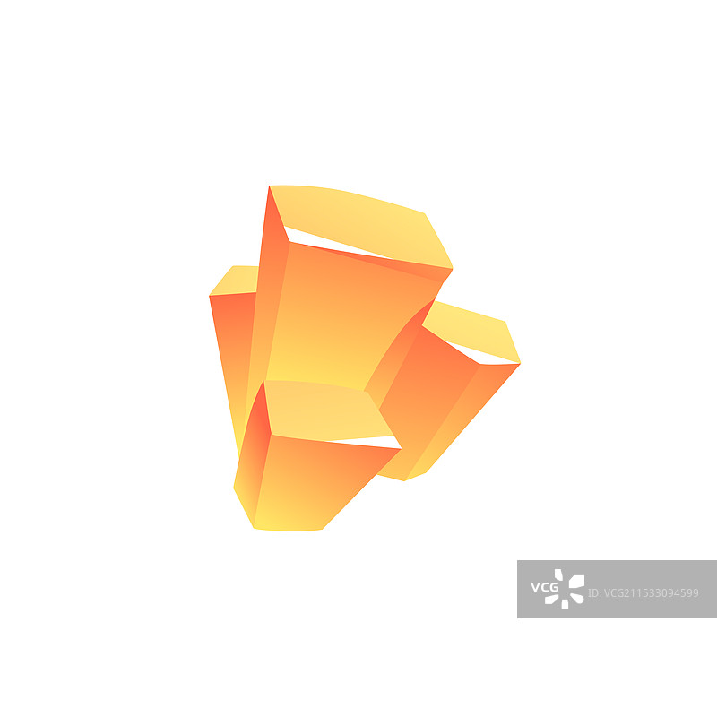 一块闪亮的黄色方块图片素材