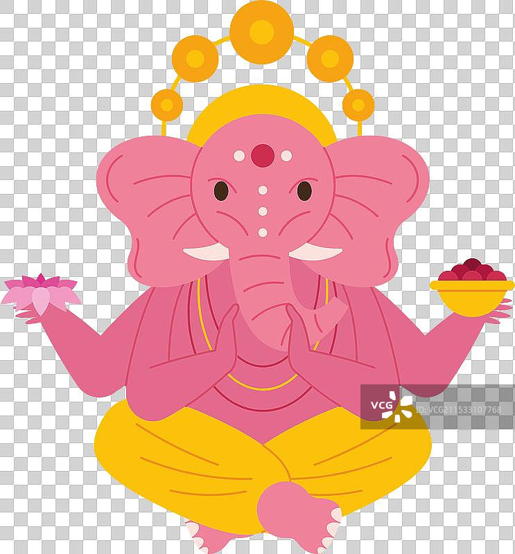 莲花与甘尼许节图片素材