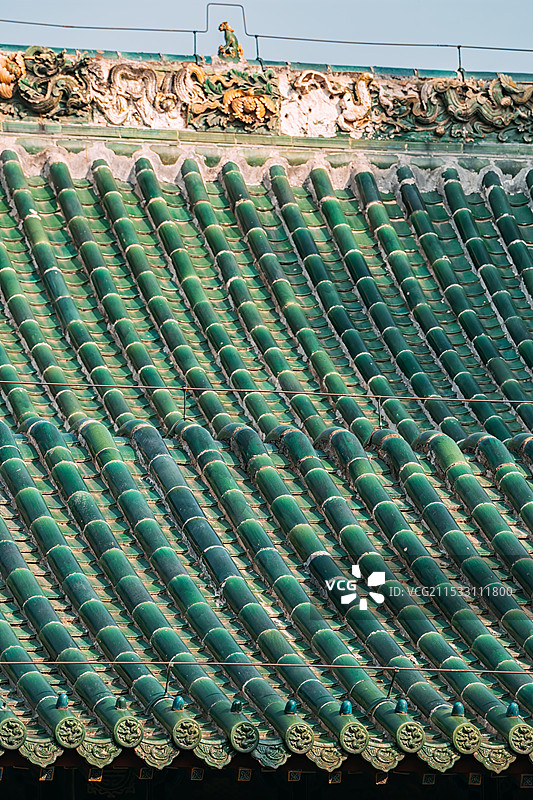 河南省郑州市管城回民区城隍庙古建筑图片素材