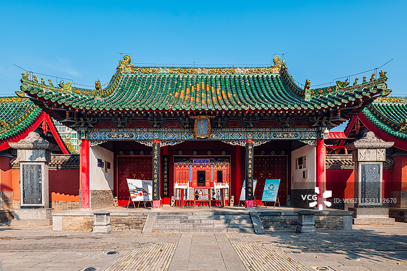 河南省郑州市管城回民区东汉文庙建筑图片素材
