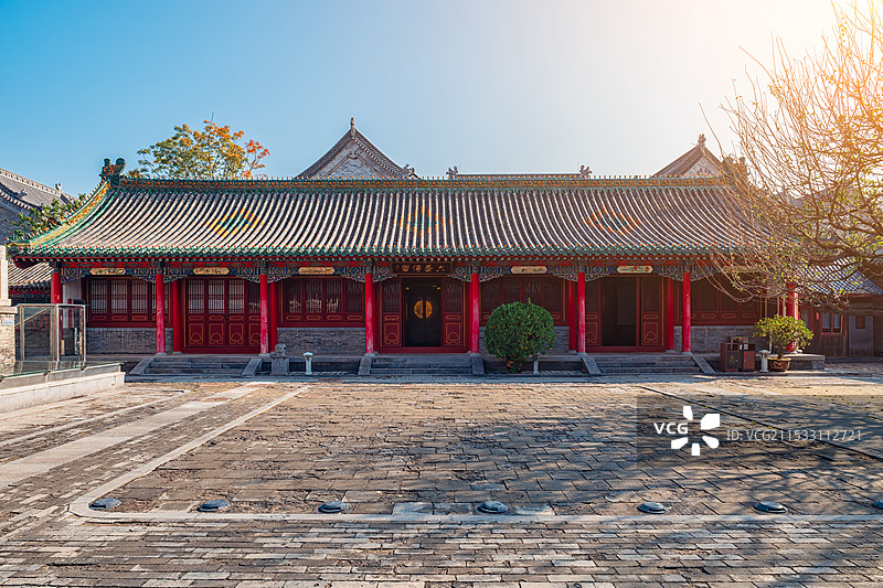 河南省郑州市管城回民区东汉文庙建筑图片素材
