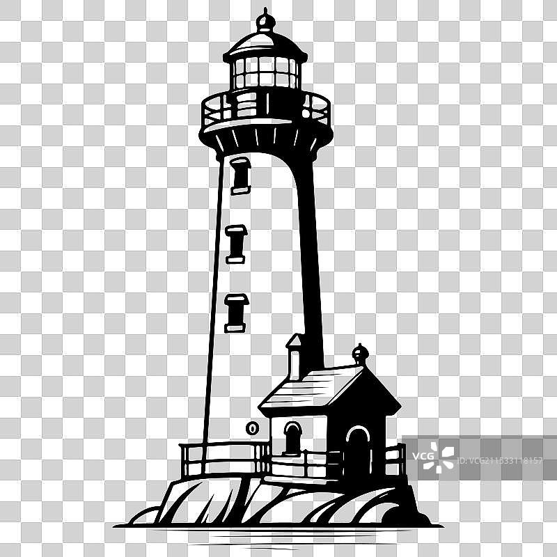 卡通灯光图像绘制线条头部线条图片素材