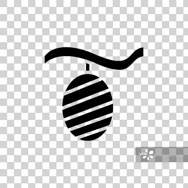 白色背景上的茧线条图标图片素材