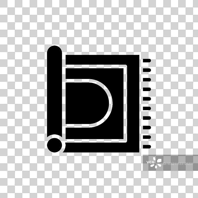 地毯线条图标，背景为白色图片素材