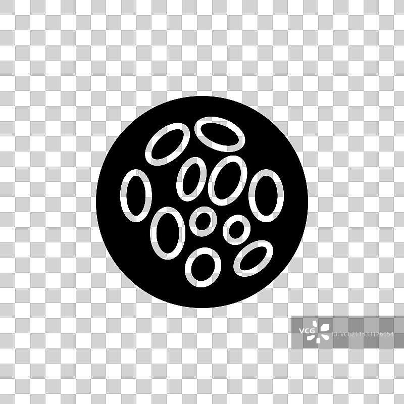 地中海贫血线条图标，背景为白色图片素材