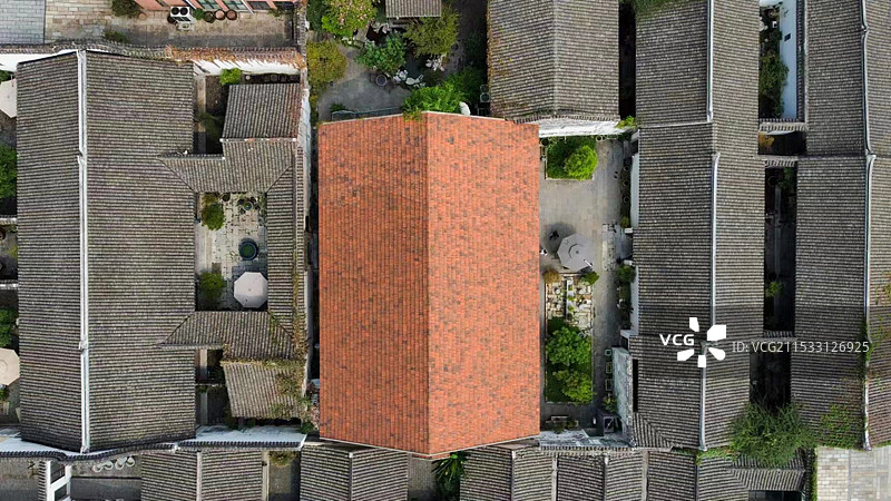 航拍乌镇图片素材