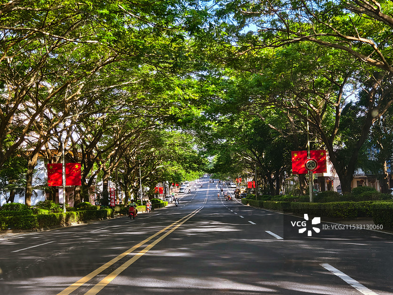 中原镇街道图片素材