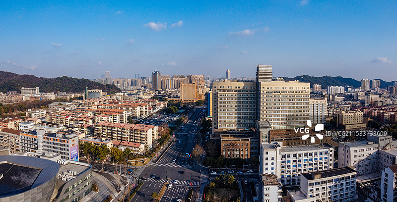 杭州 萧山体育中心 劳动保障大楼 萧山区第一人民医院 设计大楼 市心南路 南江公园 潘水图片素材