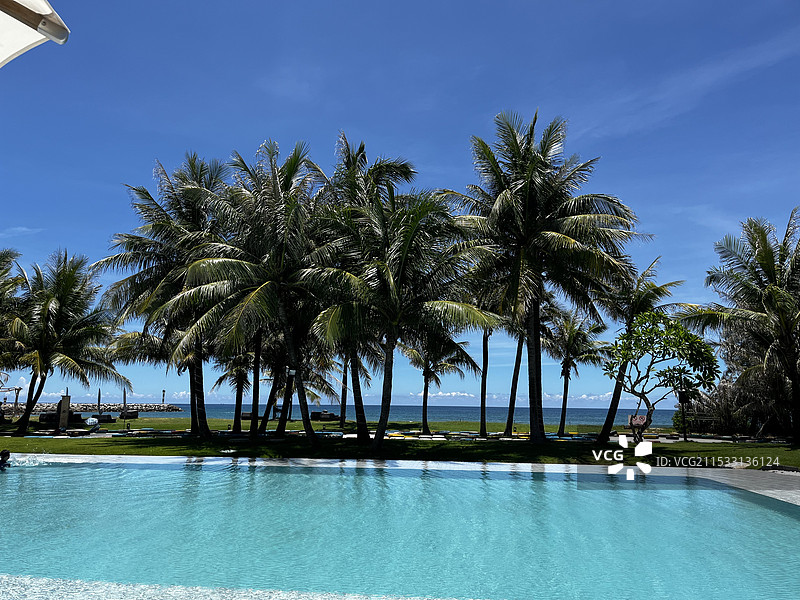 海边酒店度假图片素材