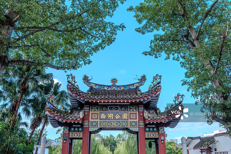 福州西湖公园图片素材