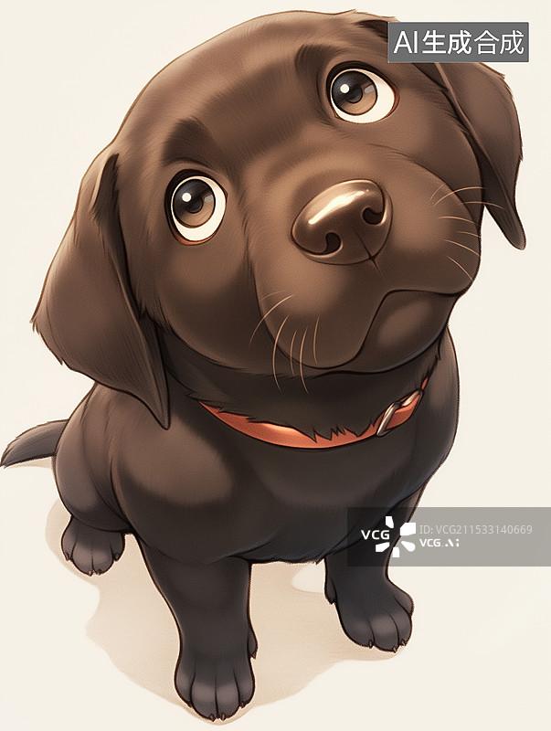 【AI数字艺术】卡通狗图片素材