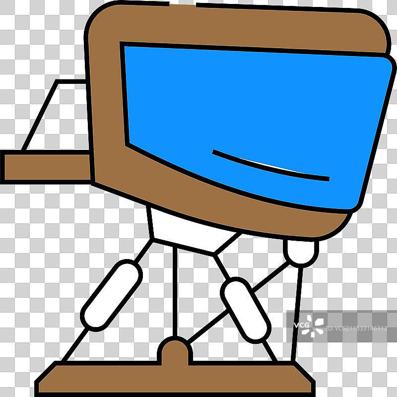 飞行模拟器航空工程师图标颜色图片素材