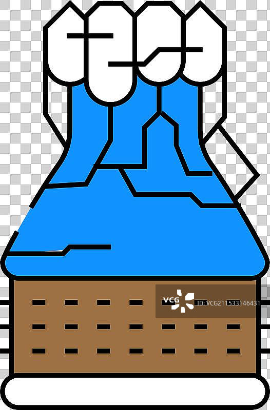 火箭科学航空工程师图标颜色图片素材