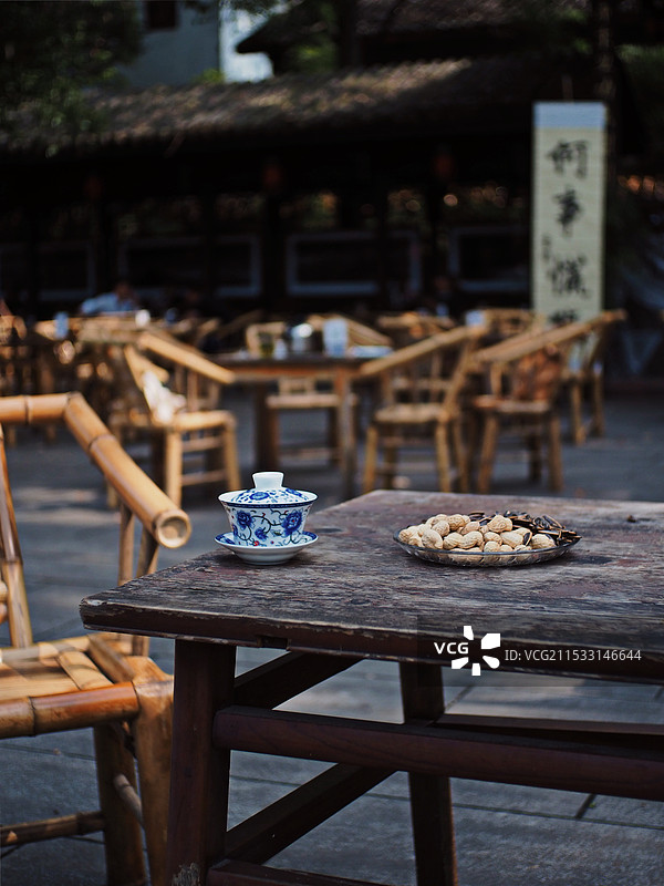 成都传统茶馆图片素材