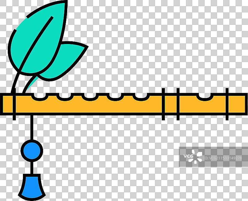 克里希纳 吹笛 印度教 图标 颜色图片素材