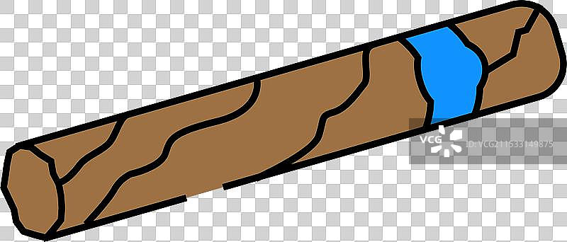 雪茄尼古丁烟草图标彩色图片素材