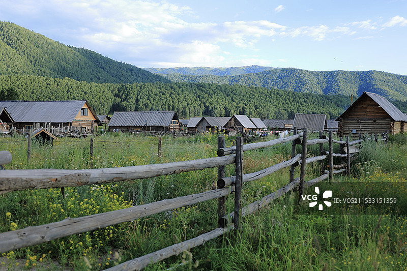 禾木的夏天图片素材