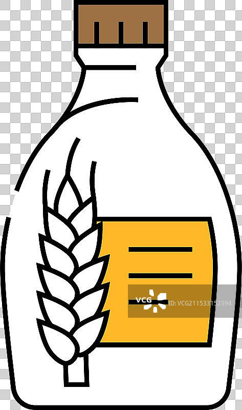 麦芽糖大麦图标颜色图片素材