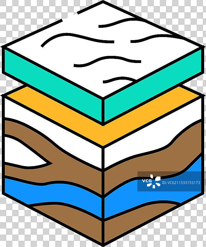 地质建模图标颜色图片素材