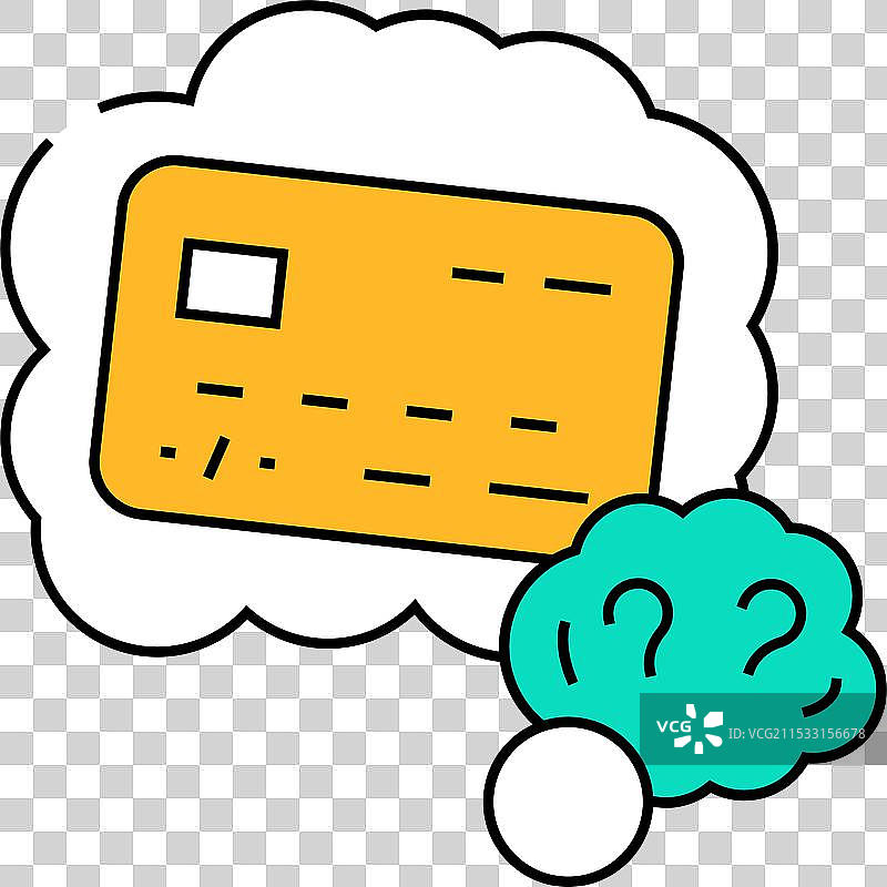 丢失银行卡支付图标颜色图片素材