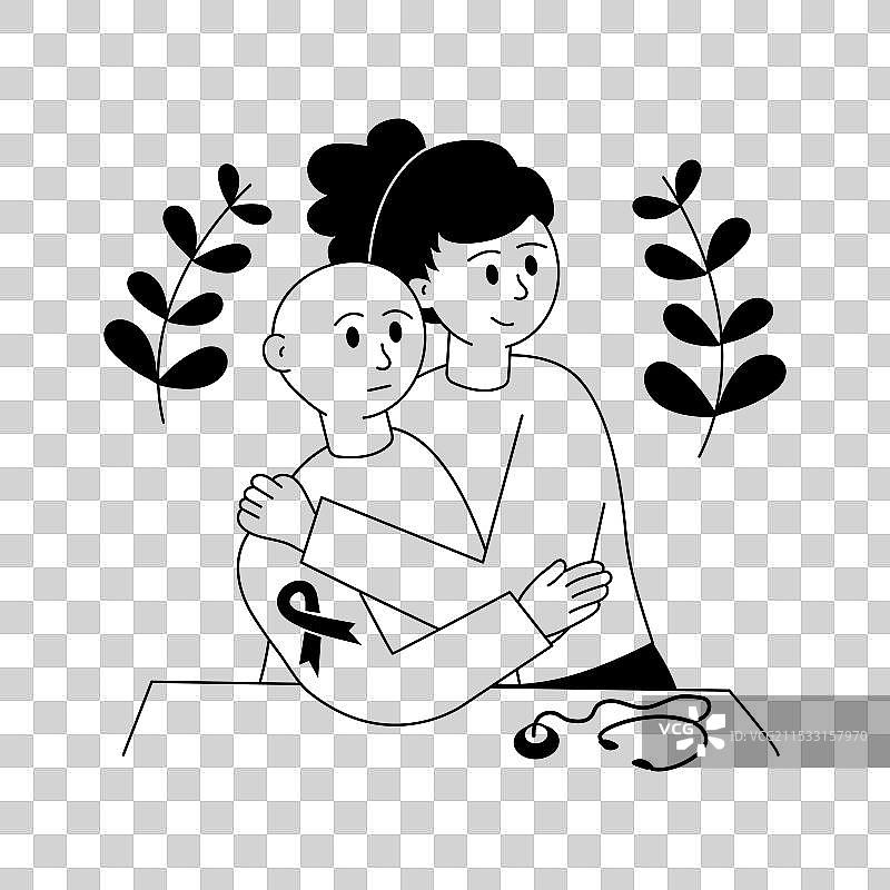 癌症患者图片素材