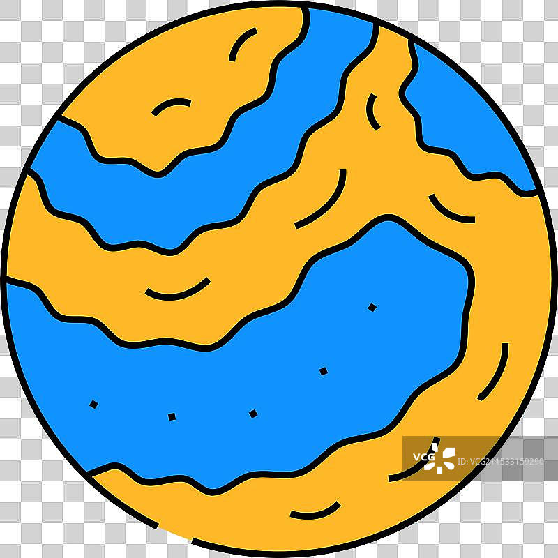 弹跳球减压玩具图标颜色图片素材