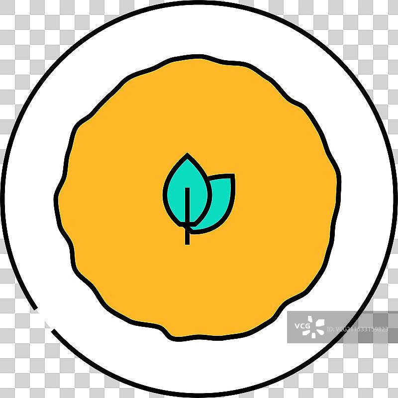 土耳其美食图标：红色的艾佐格林汤图片素材