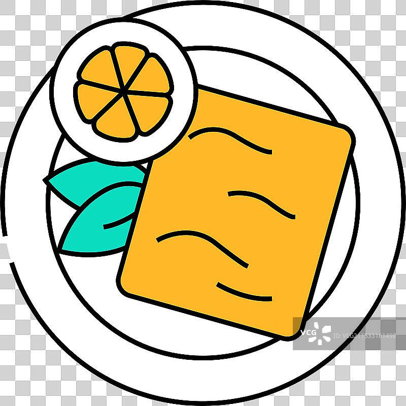 希腊美食标志：萨加纳基（Saganaki）色彩图片素材