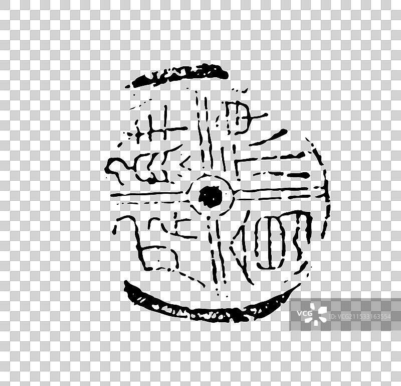 传统文化，汉代，瓦当，艺术，拓片图片素材