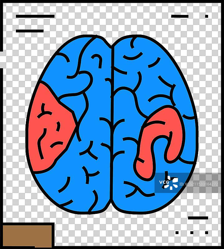 功能性磁共振成像神经科学神经病学图标颜色图片素材