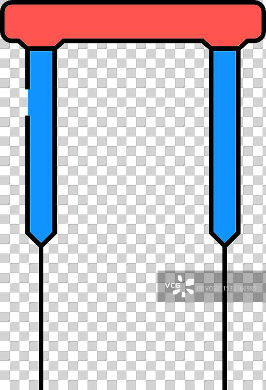 彩色的槌球游戏图标图片素材