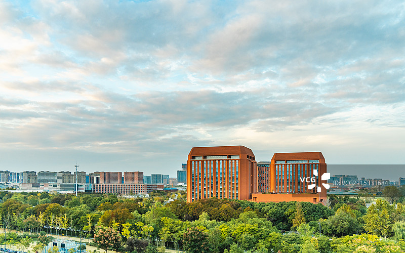 浙江大学紫金港校区管理学院图片素材