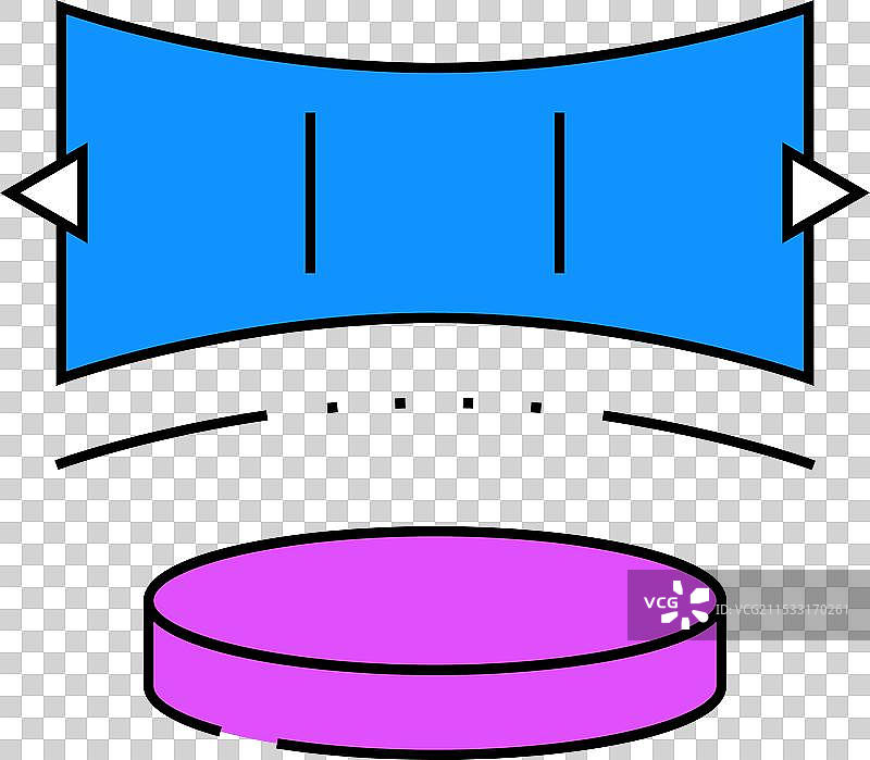 虚拟舞台图标颜色图片素材