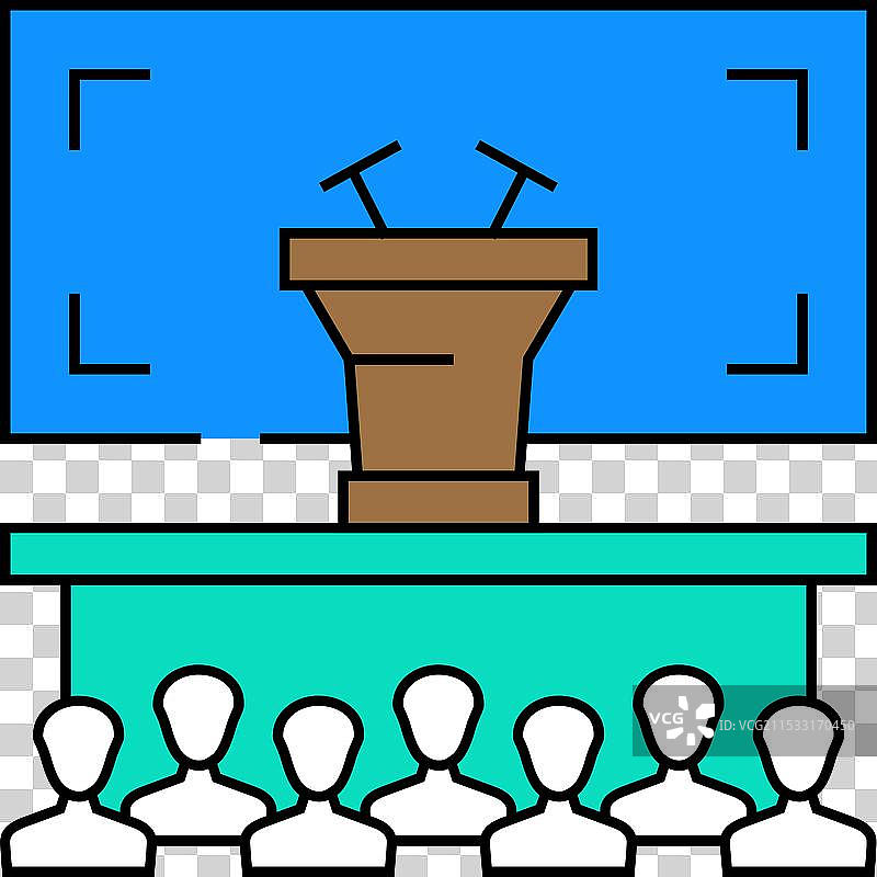 小组讨论图标颜色图片素材