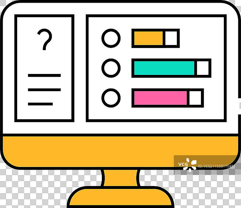 观众投票图标颜色图片素材