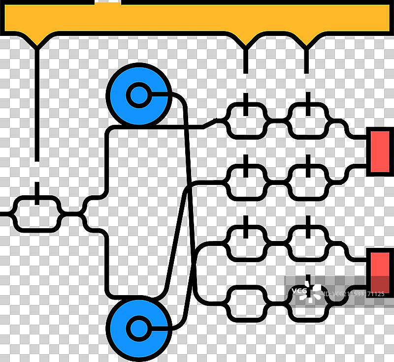 光子学量子技术图标颜色图片素材