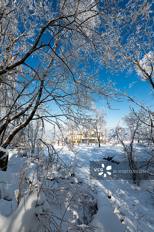 吉林市万科松花湖滑雪场图片素材