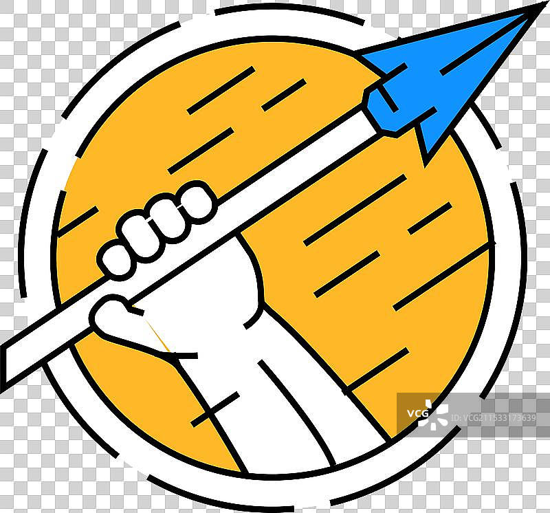 斯巴达战士徽章图标颜色图片素材