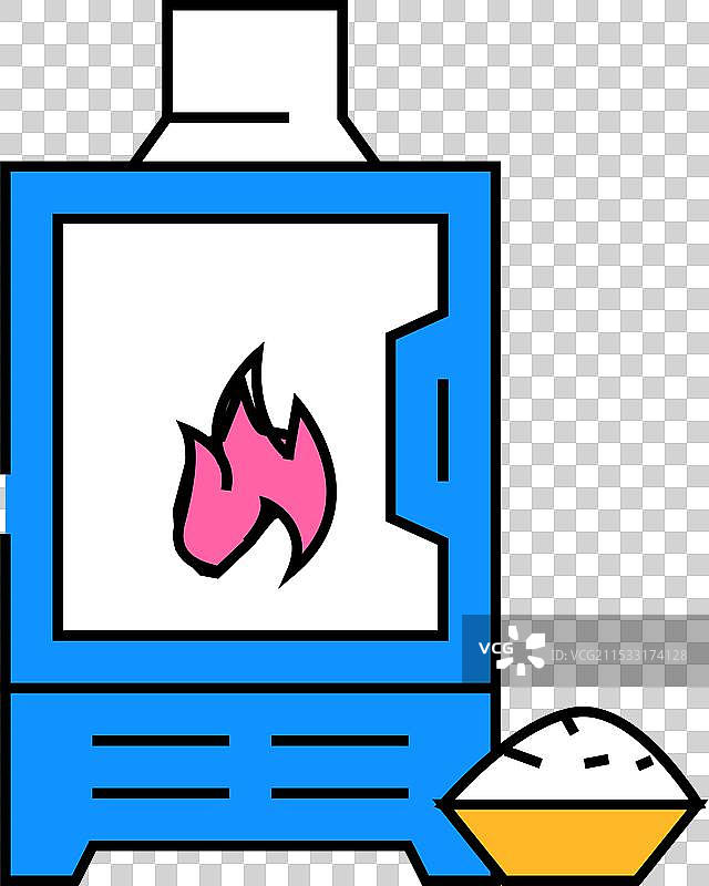 木质颗粒炉图标颜色图片素材