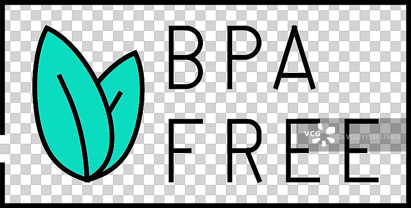 无 BPA 产品标签警告图标颜色图片素材